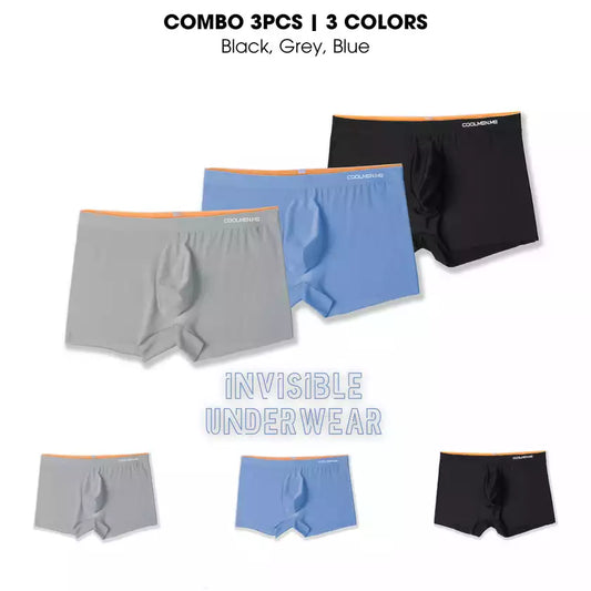 3PCS CoolMen Invisible Underwear